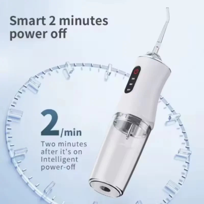 1/3pcs mix Electric Water Flosser Oral Irrigator Protable 4 Jets 3 Modes USB Charging Whitening Cleaning Tools