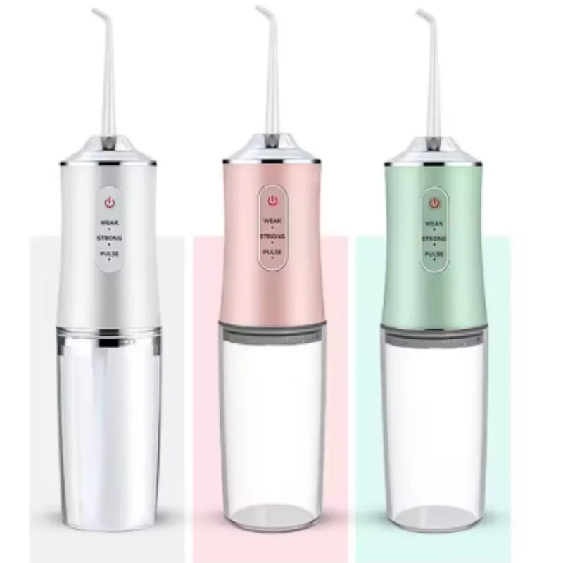 1/3pcs mix Electric Water Flosser Oral Irrigator Protable 4 Jets 3 Modes USB Charging Whitening Cleaning Tools